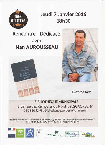 Affiche "Rencontre avec Nan Aurousseau"